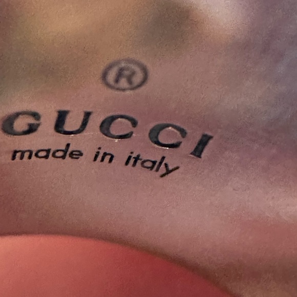 Authentic Gucci Sterling Silver Iconic Monogram Ring WERE YOU GHOSTED BY YOUR EX - Picture 9 of 15